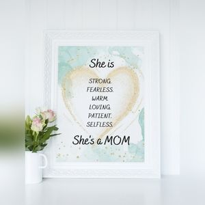 Wall Art Print/Gift for Mom, Mother, Momma, Mama